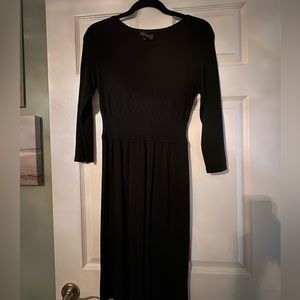 Black sweater dress, size S